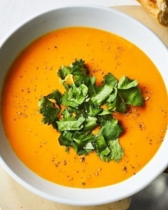 Овощной суп-пюре с фасолью